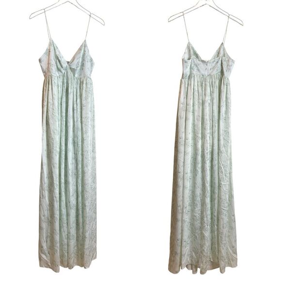 Sachin & Babi Jessica Gown in Jade Rose Watercolor Size 6 NEW - Picture 5 of 13